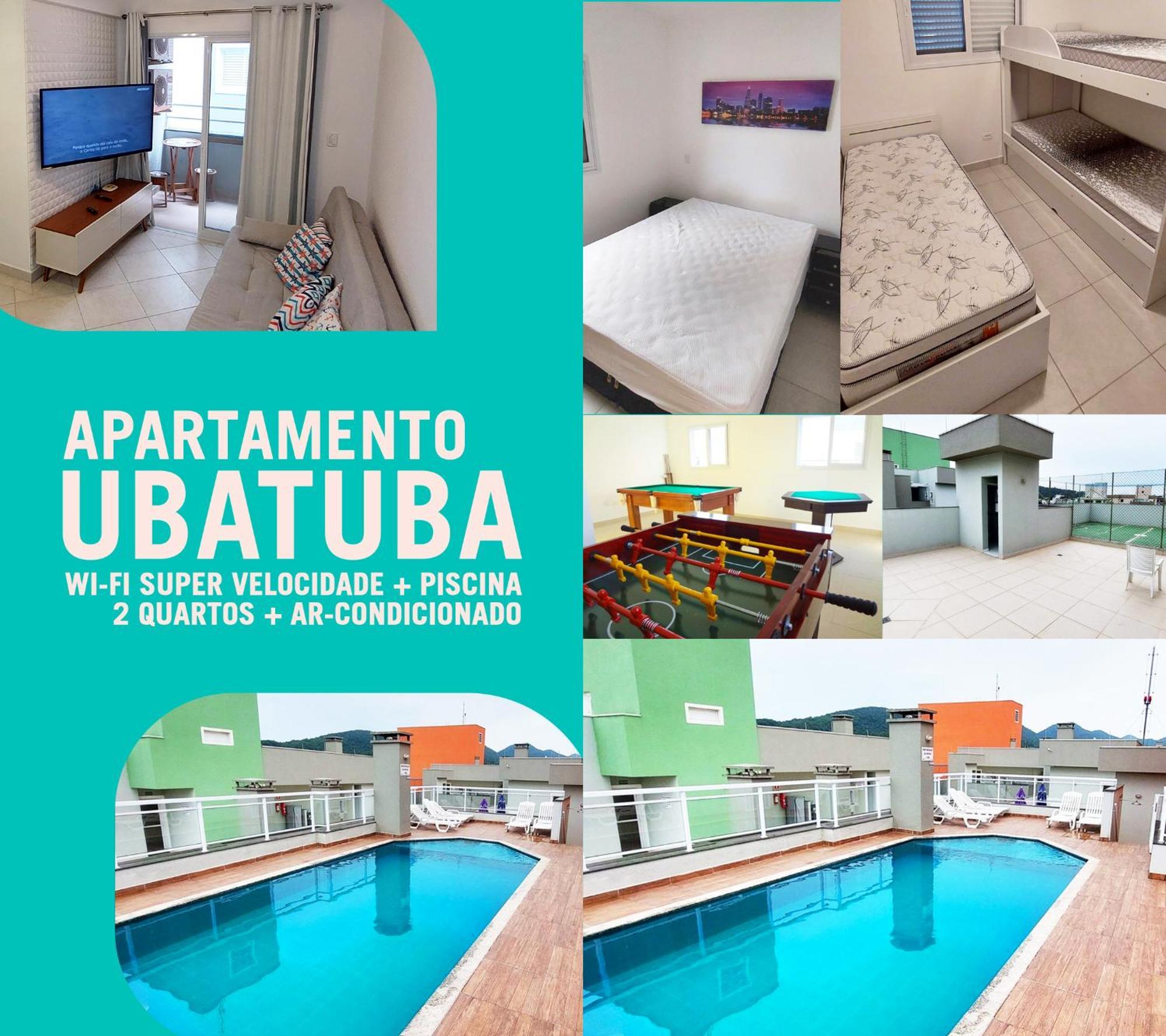 Apartamento Ubatuba Itagua - Ar - Wifi Exterior photo